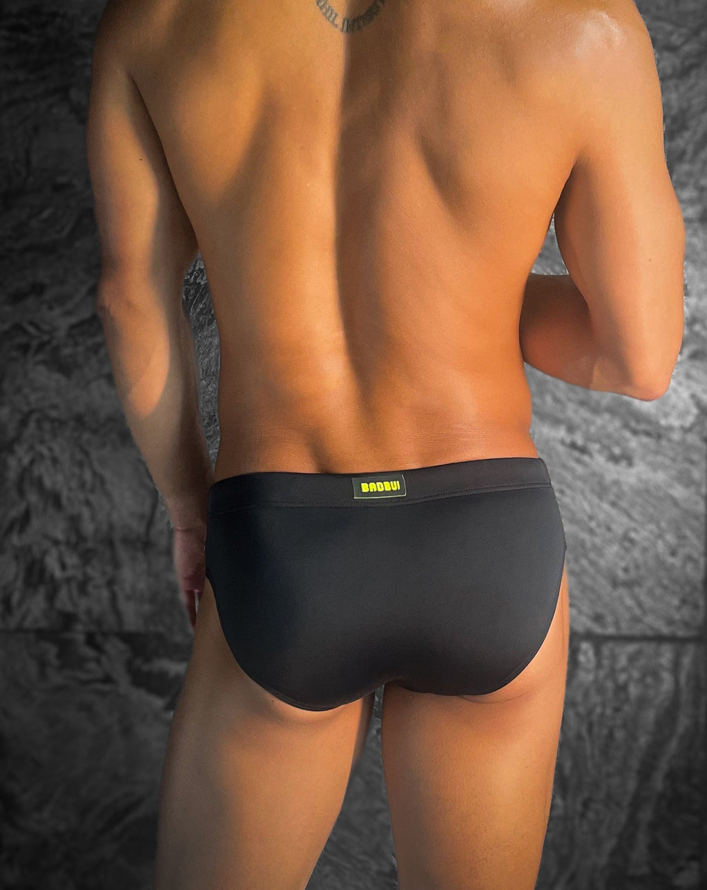 Modern Classic Swim Brief- JET BLACK