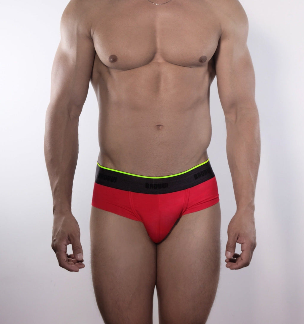 Micro Modal Flex Brief Colorblock- FIRE/ JET