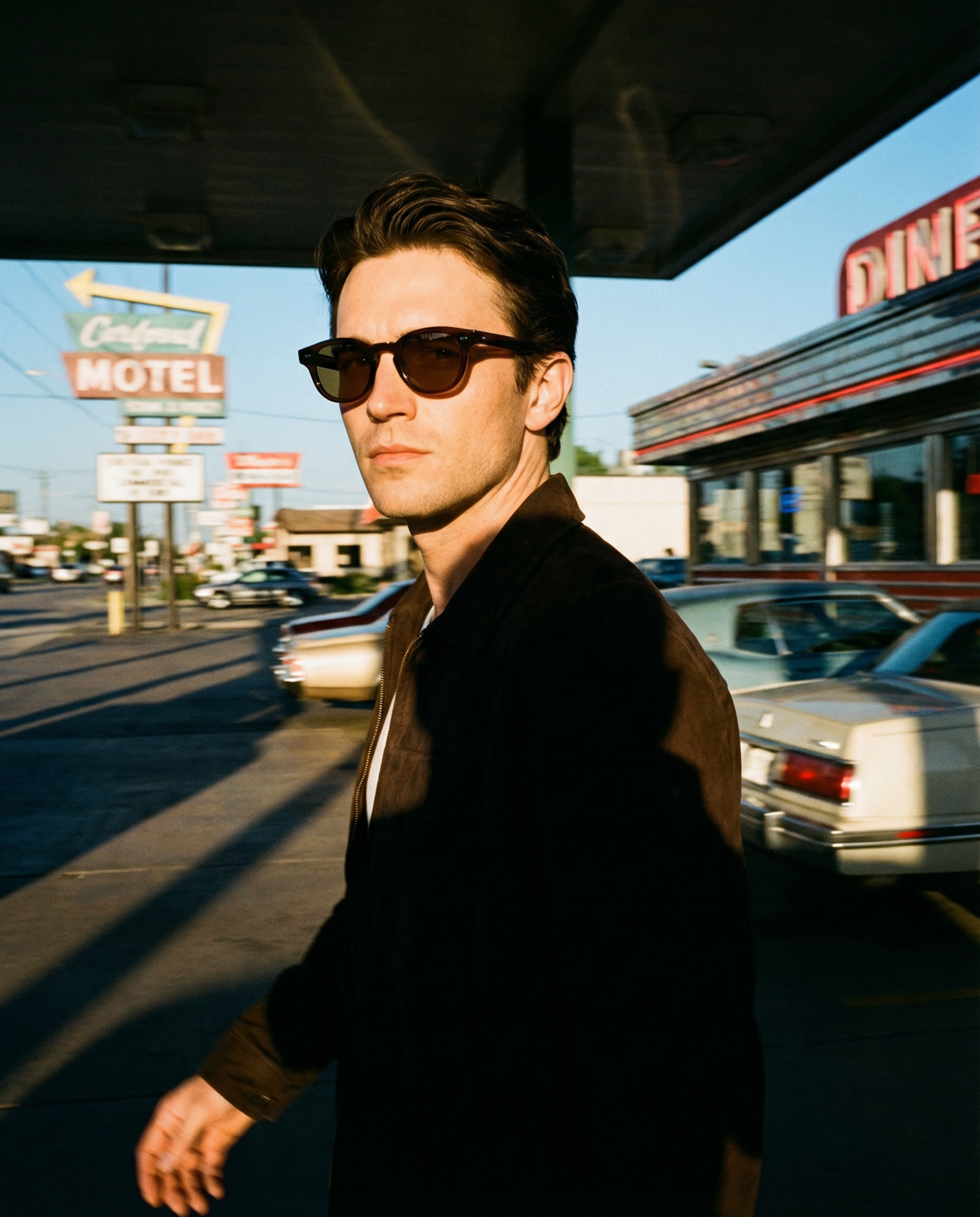 Jamie 46mm Wayfarer Sunglasses | Brown