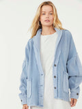 Free People L108101 Womens Larkspur Jordan Jacket, Size Medium