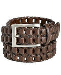 Perry Ellis Mens Link-Braid Belt, Size Large