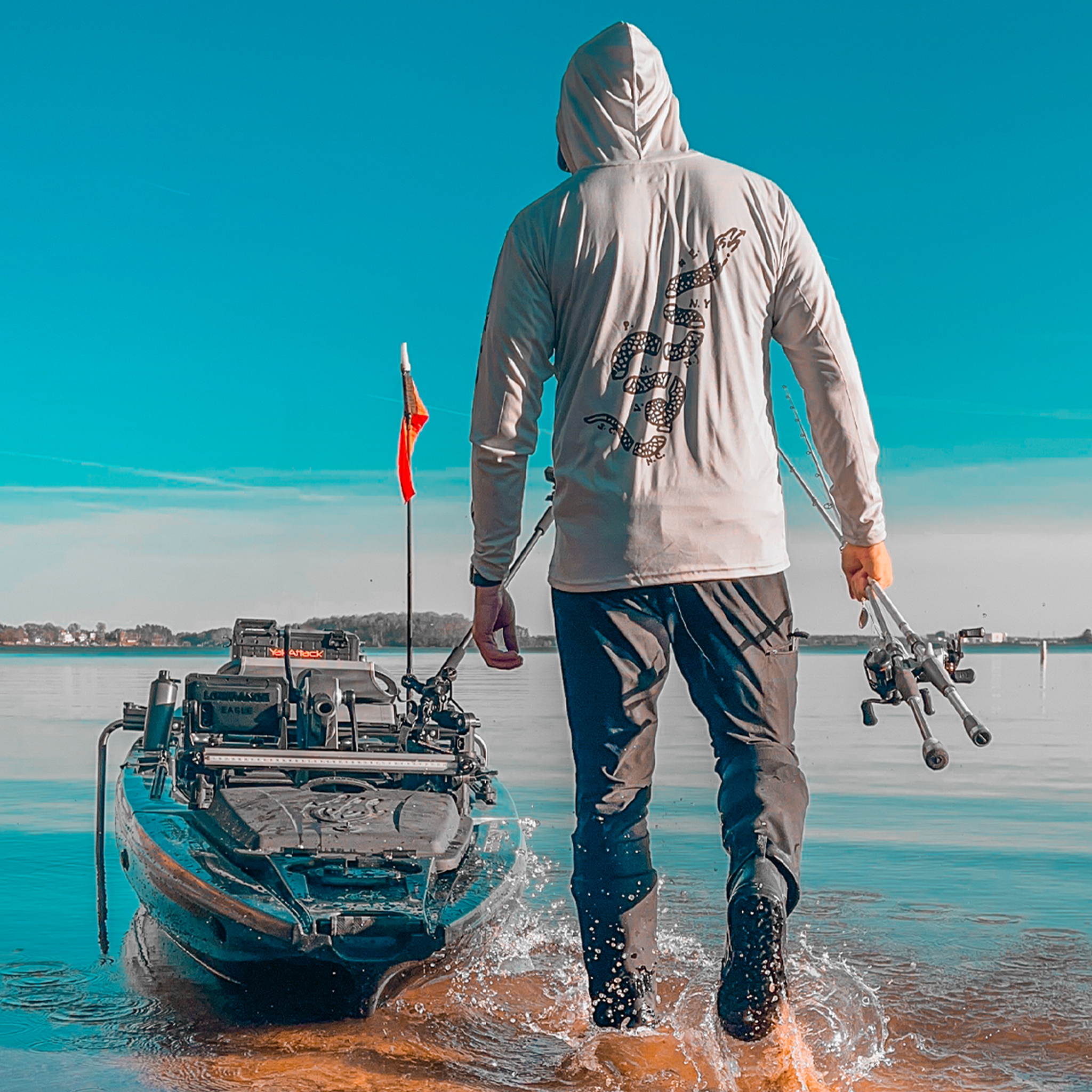 K,orD. LONG SLEEVE PERFORMANCE HOODIE