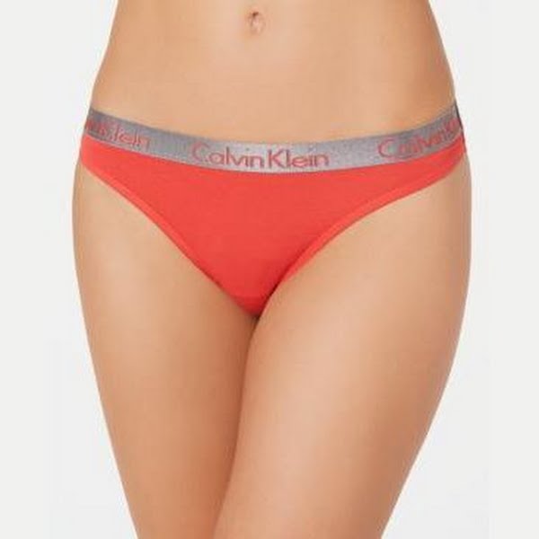Calvin Klein Underwear Womens Radiant Cotton Thong