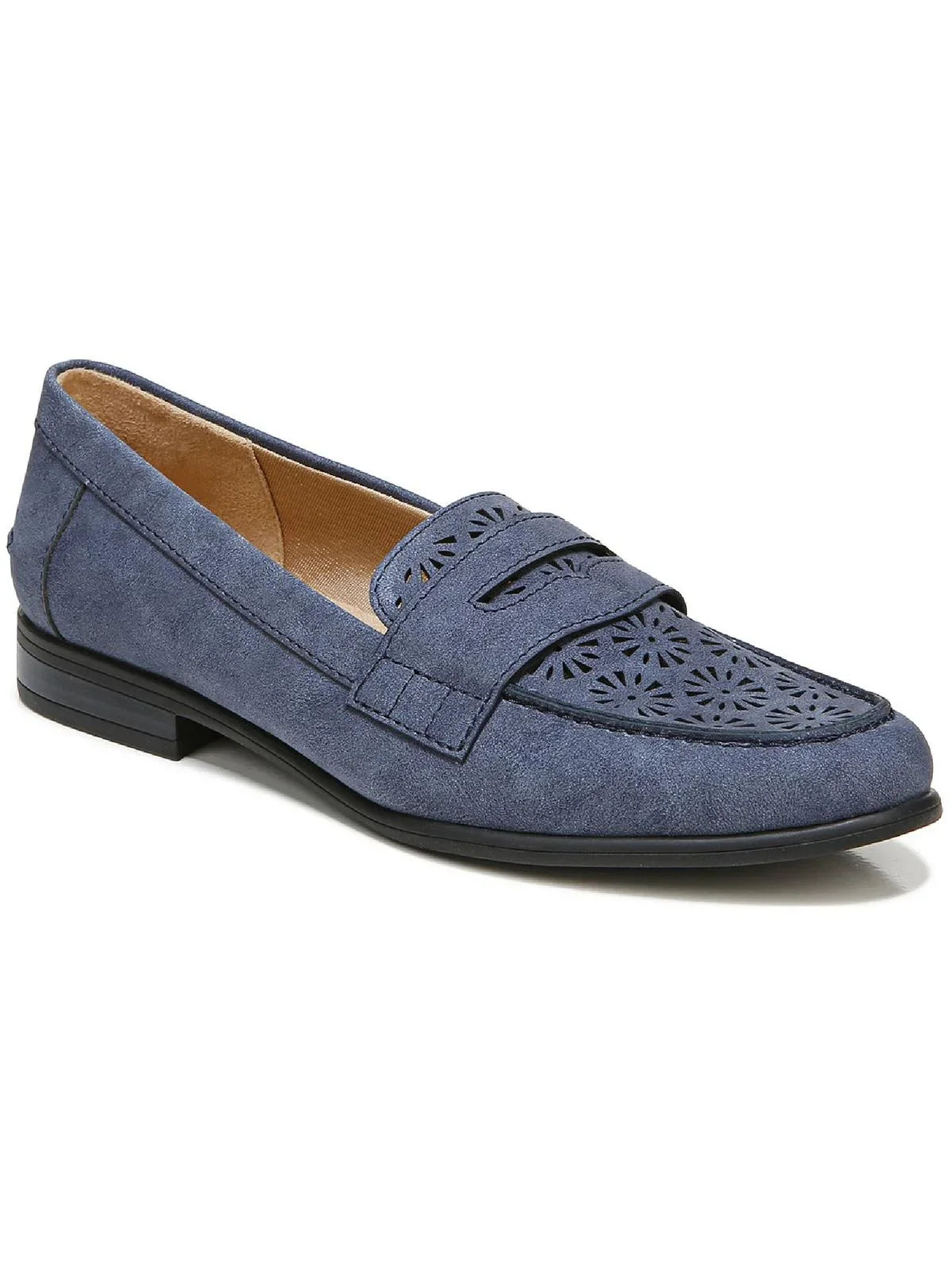 Madison Perf Womens Faux Suede Slip on Loafers, Size 5
