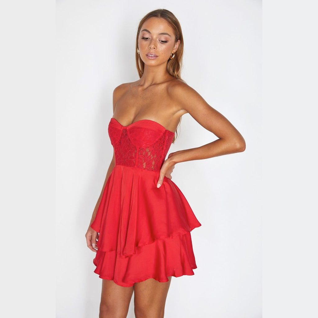 Live It Up Bustier Dress