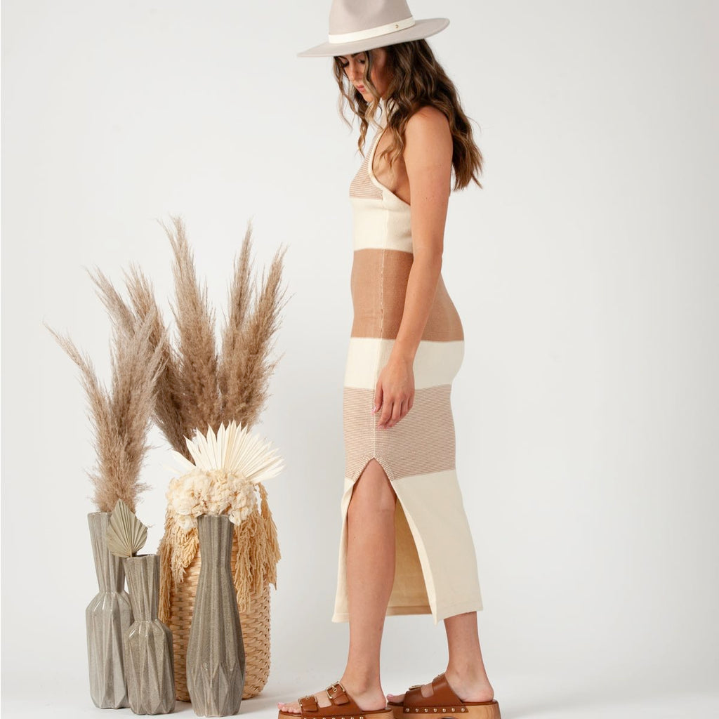 Maldives Halter Sweater Dress