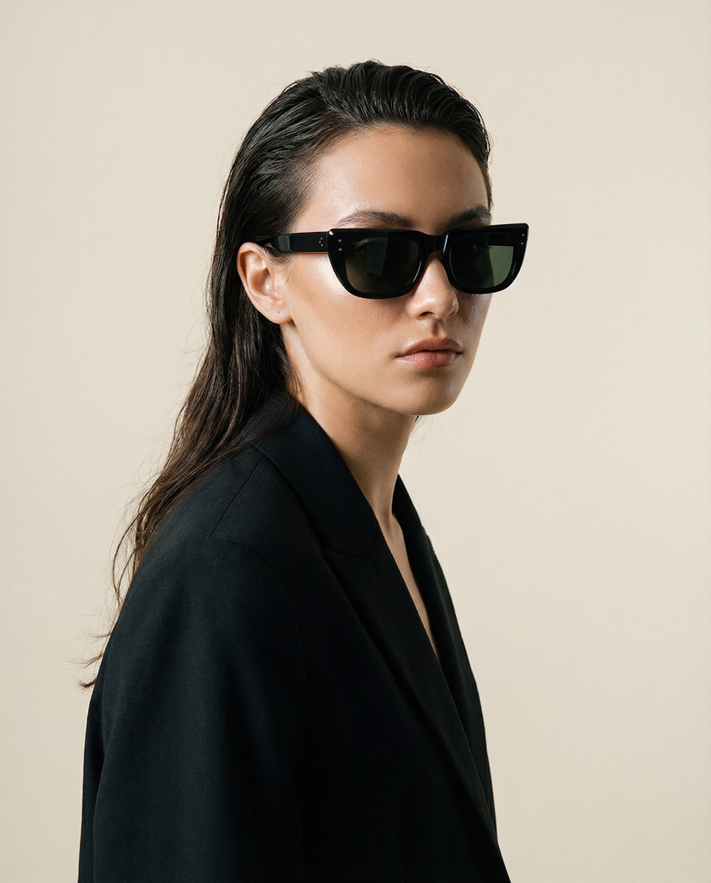 Cheri 52mm Cat Eye Sunglasses | Black