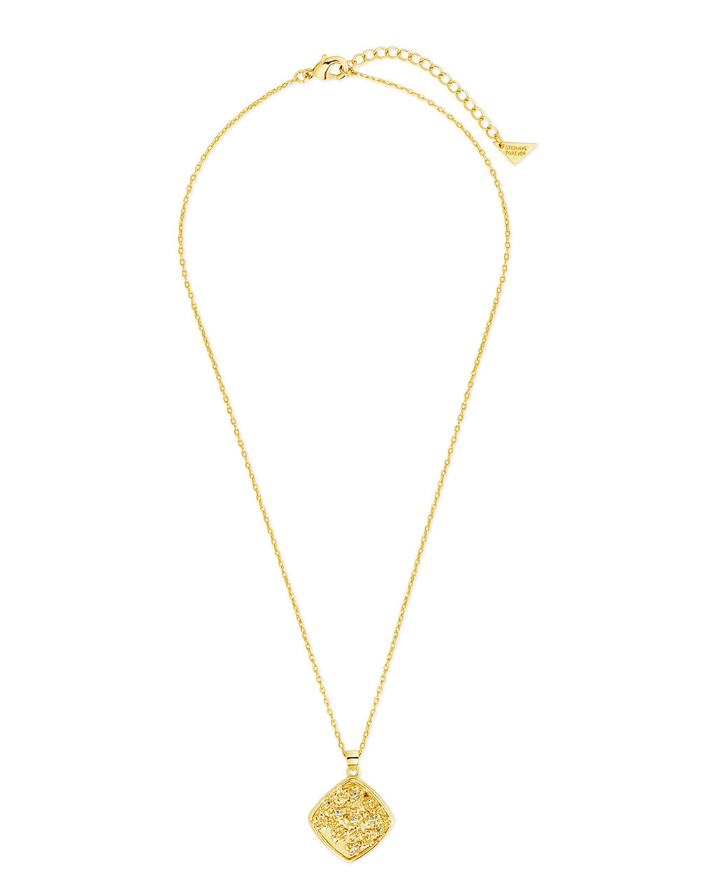 Ophelia CZ Floral Pendant Necklace