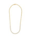 Stephanie Heart CZ Tennis Necklace
