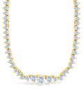Tatum Adjustable CZ Tennis Necklace
