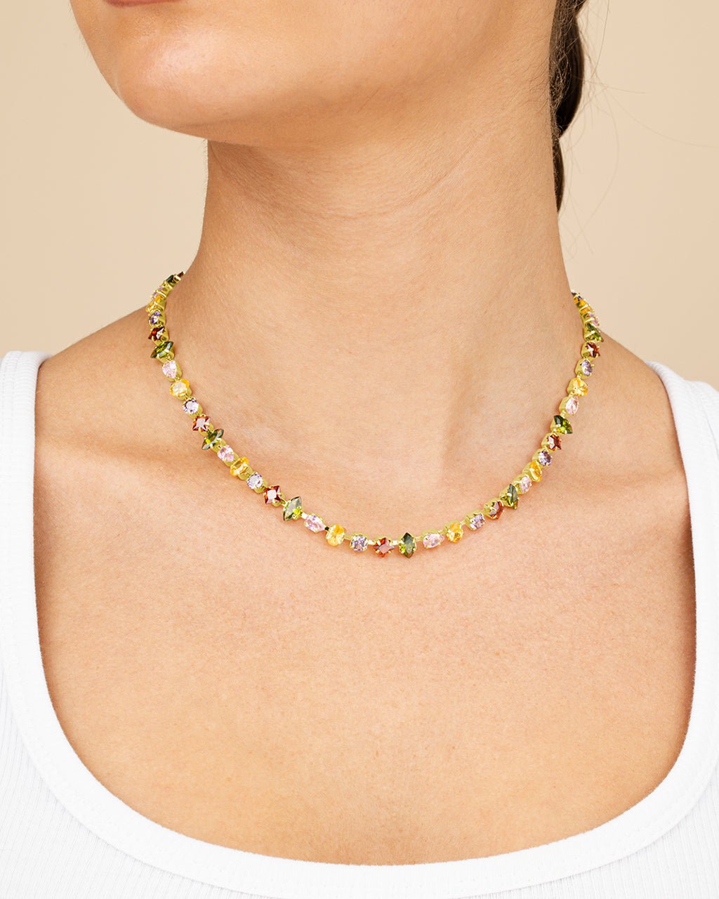 Kaleidoscope Tennis Necklace