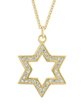 Pave CZ Star of David Pendant