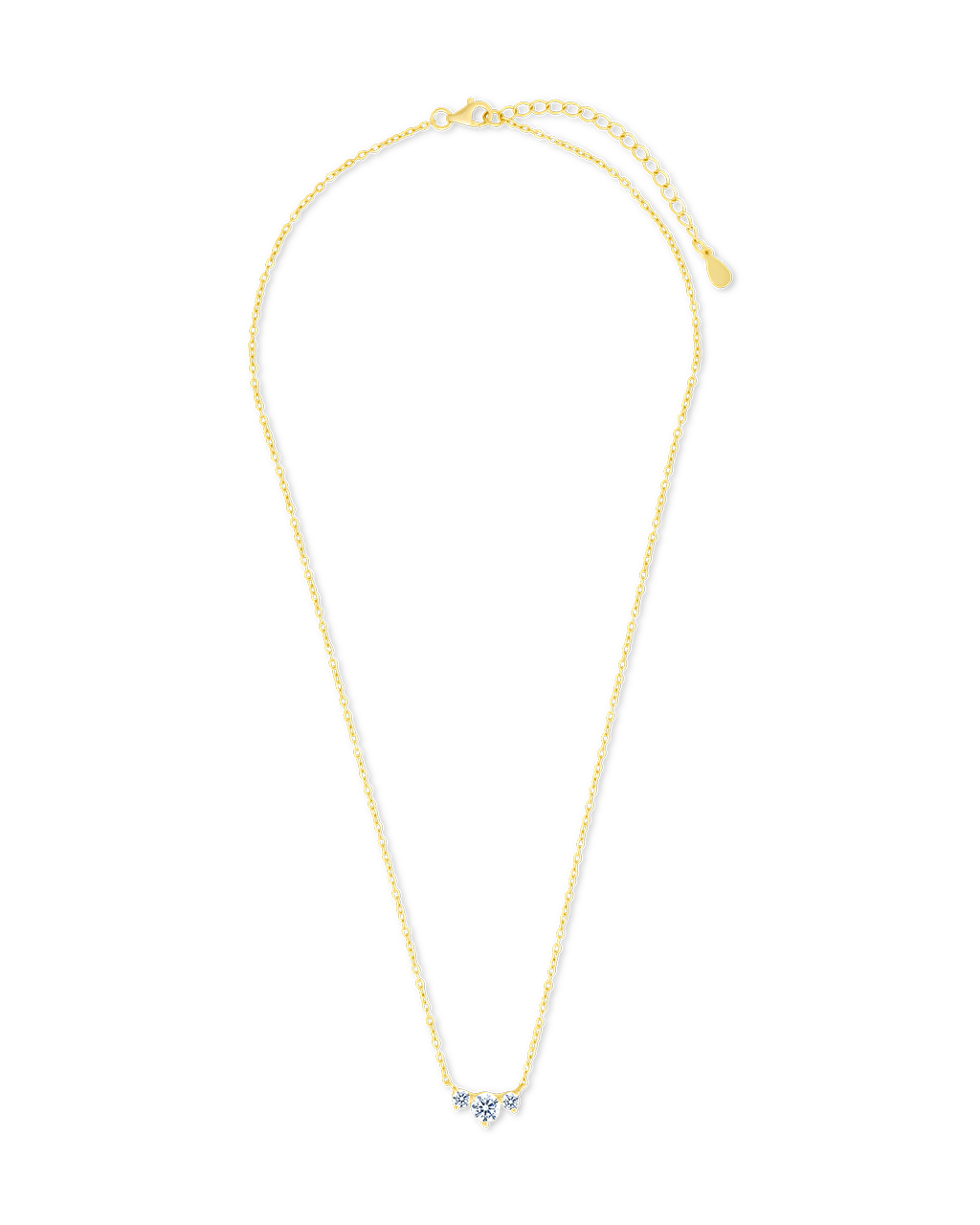 Sterling Silver Robin CZ Necklace