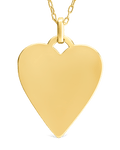Rita Polished Heart Statement Necklace
