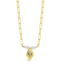 Chérie Pearl Shell Pendant Necklace