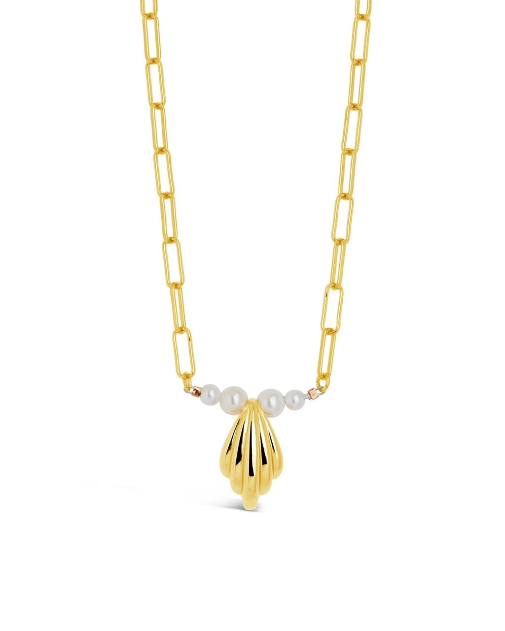 Chérie Pearl Shell Pendant Necklace