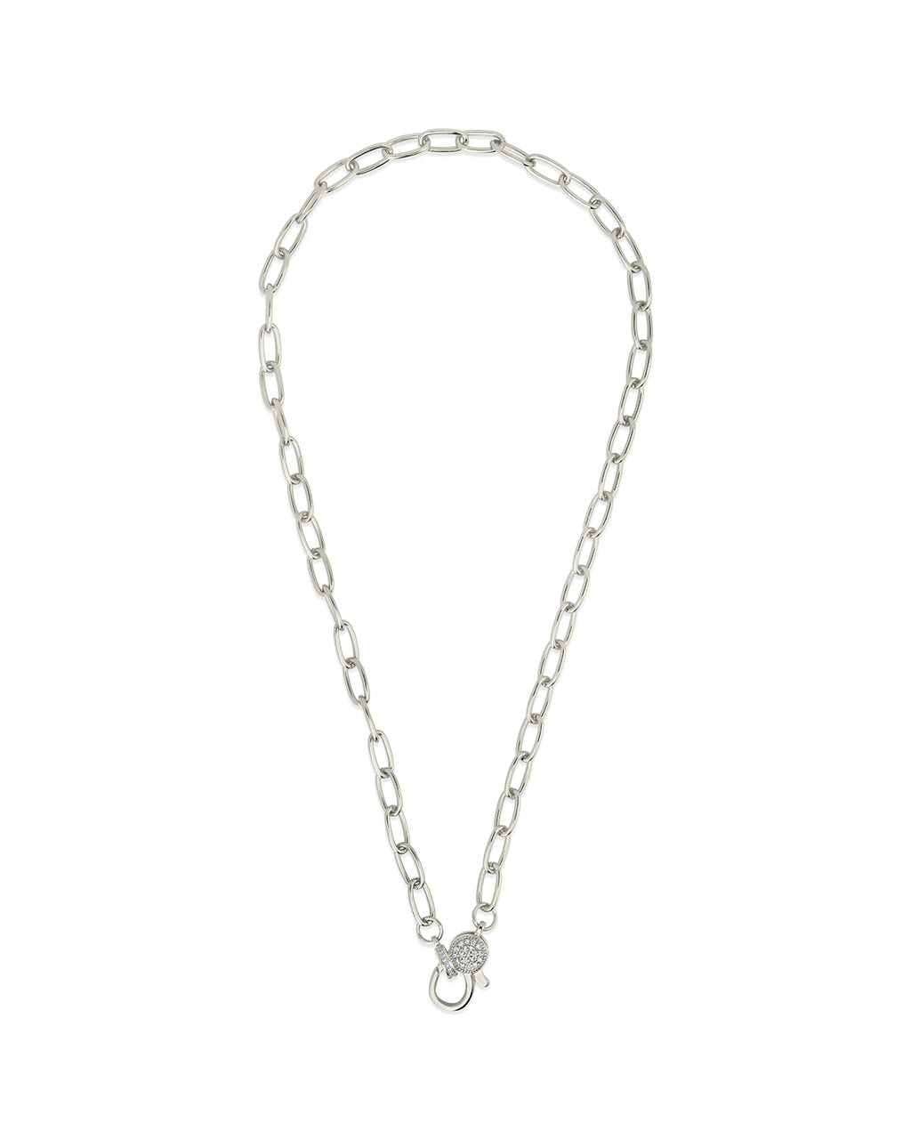 Tay Moonstone Charm & Chain Necklace