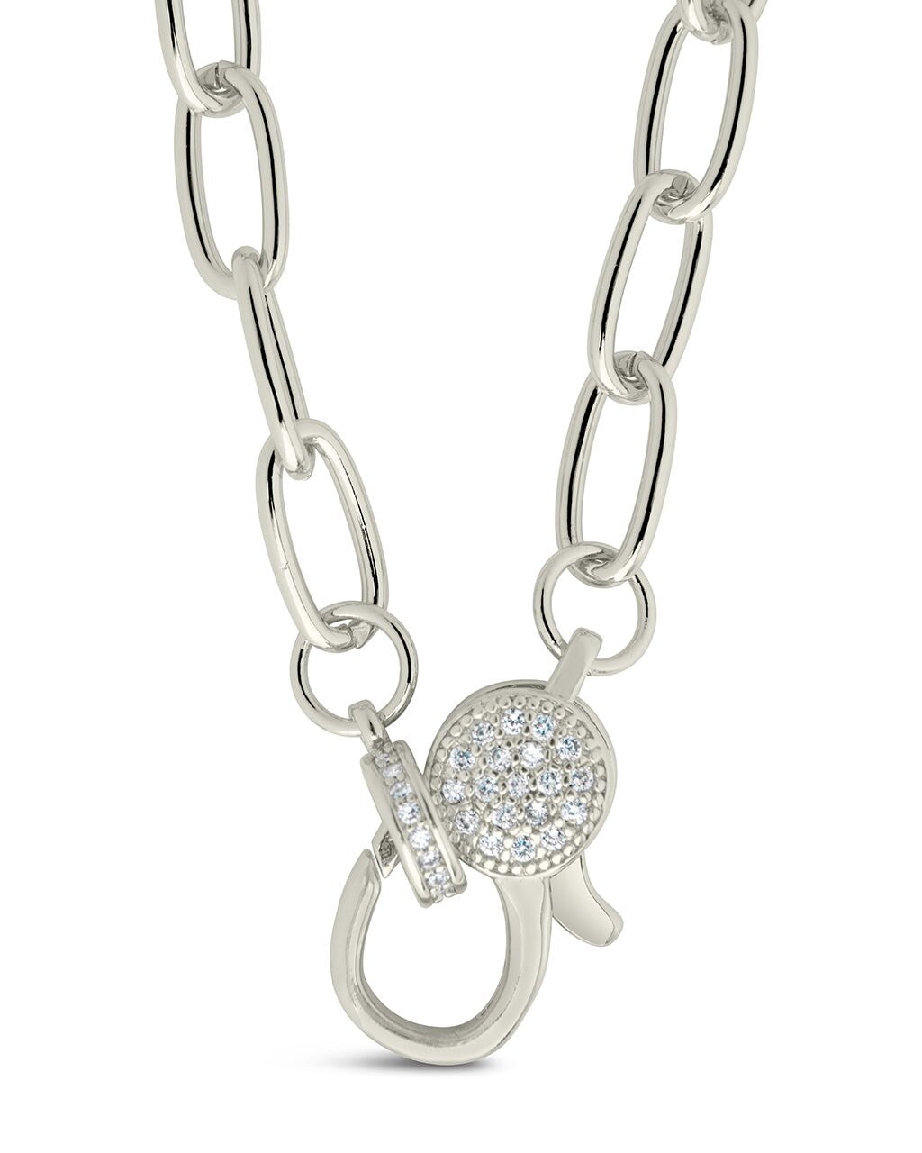 Tay Moonstone Charm & Chain Necklace