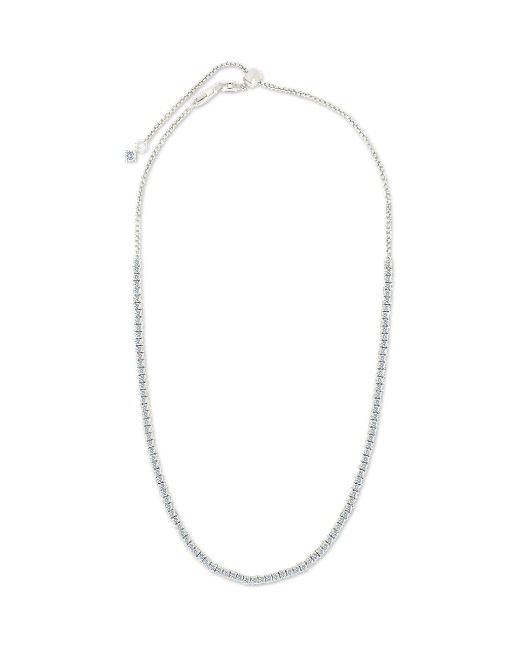 Mirabell Adjustable CZ Tennis Necklace