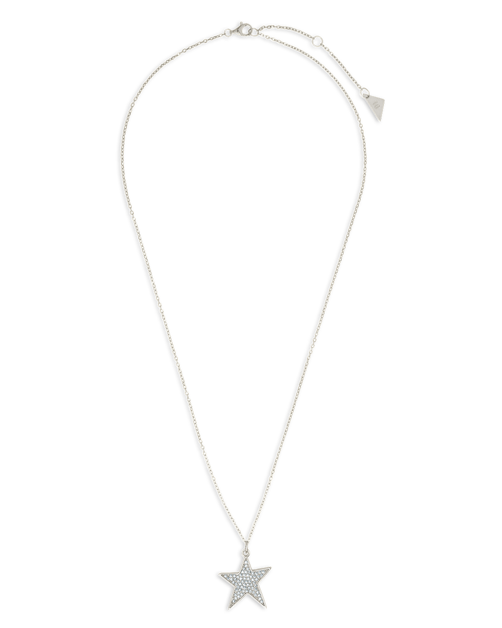 Pave CZ Star Pendant