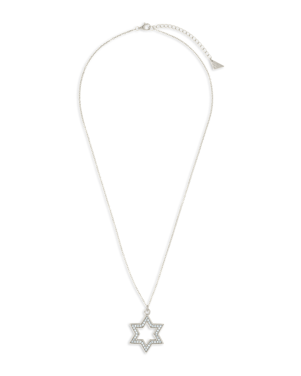 Pave CZ Star of David Pendant