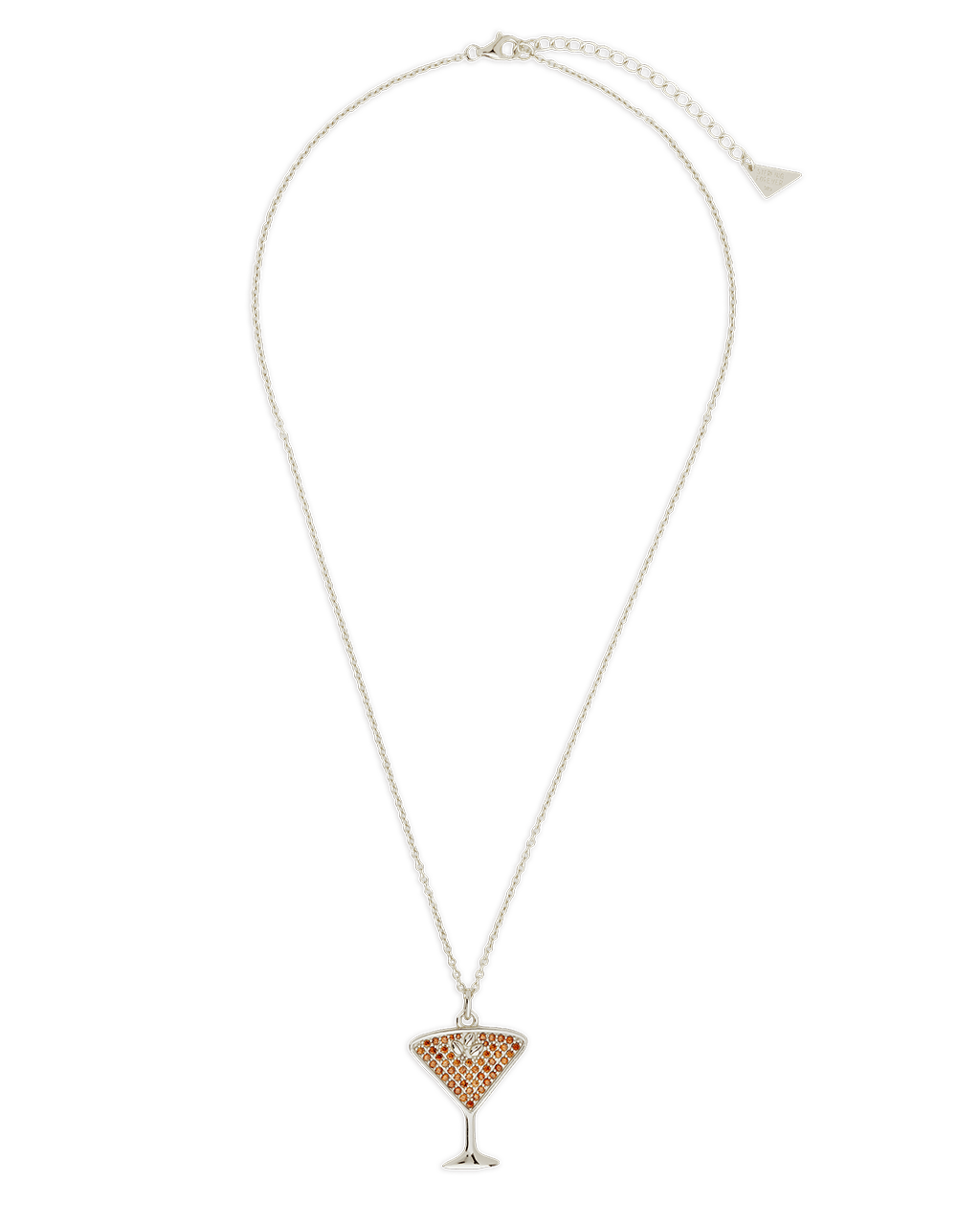 Pave CZ Espresso Martini Pendant