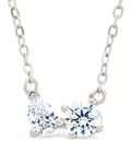 Sterling Silver Carolyn CZ Necklace