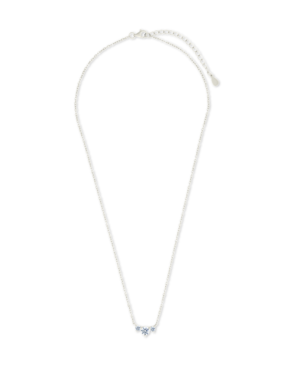 Sterling Silver Robin CZ Necklace