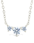 Sterling Silver Robin CZ Necklace