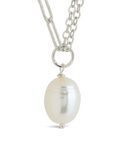 River Pearl Drop Chain Necklace