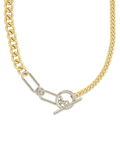 Suzanne Mixed Link Dual Tone Chain Necklace