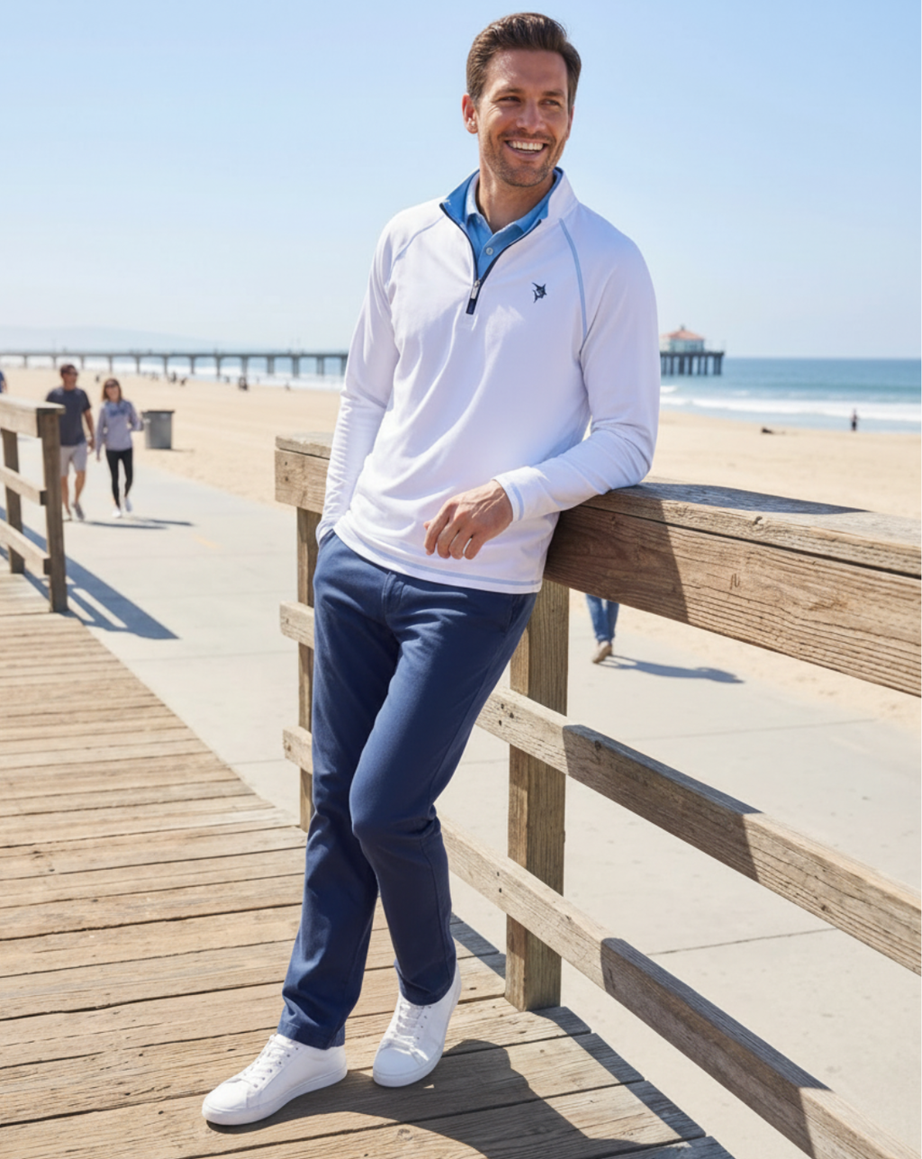 New Harbor Quarter Zip Effortless Comfort