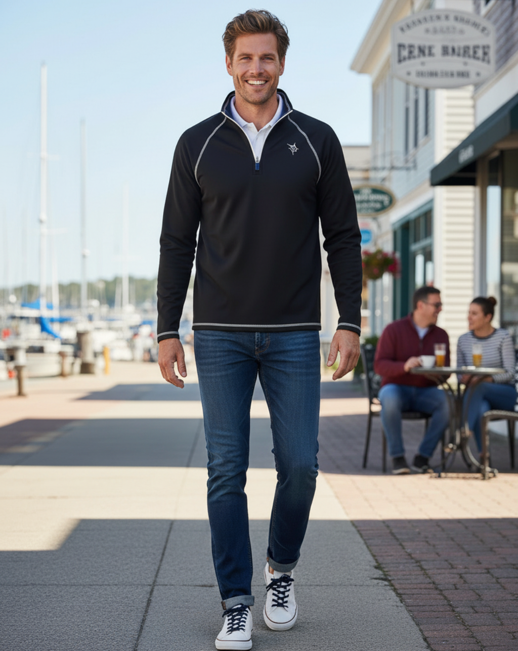 New Harbor Quarter Zip Effortless Comfort