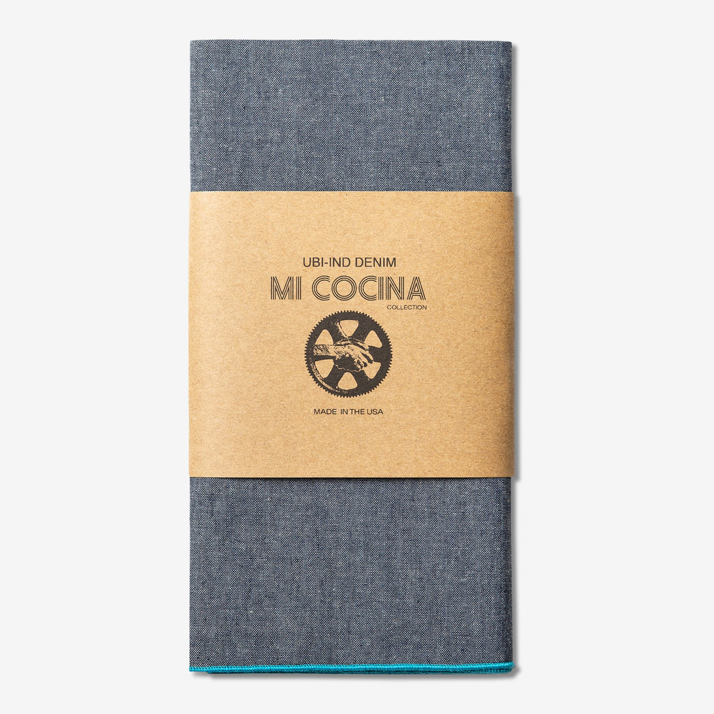 CHAMBRAY NAPKIN MERROW EDGE