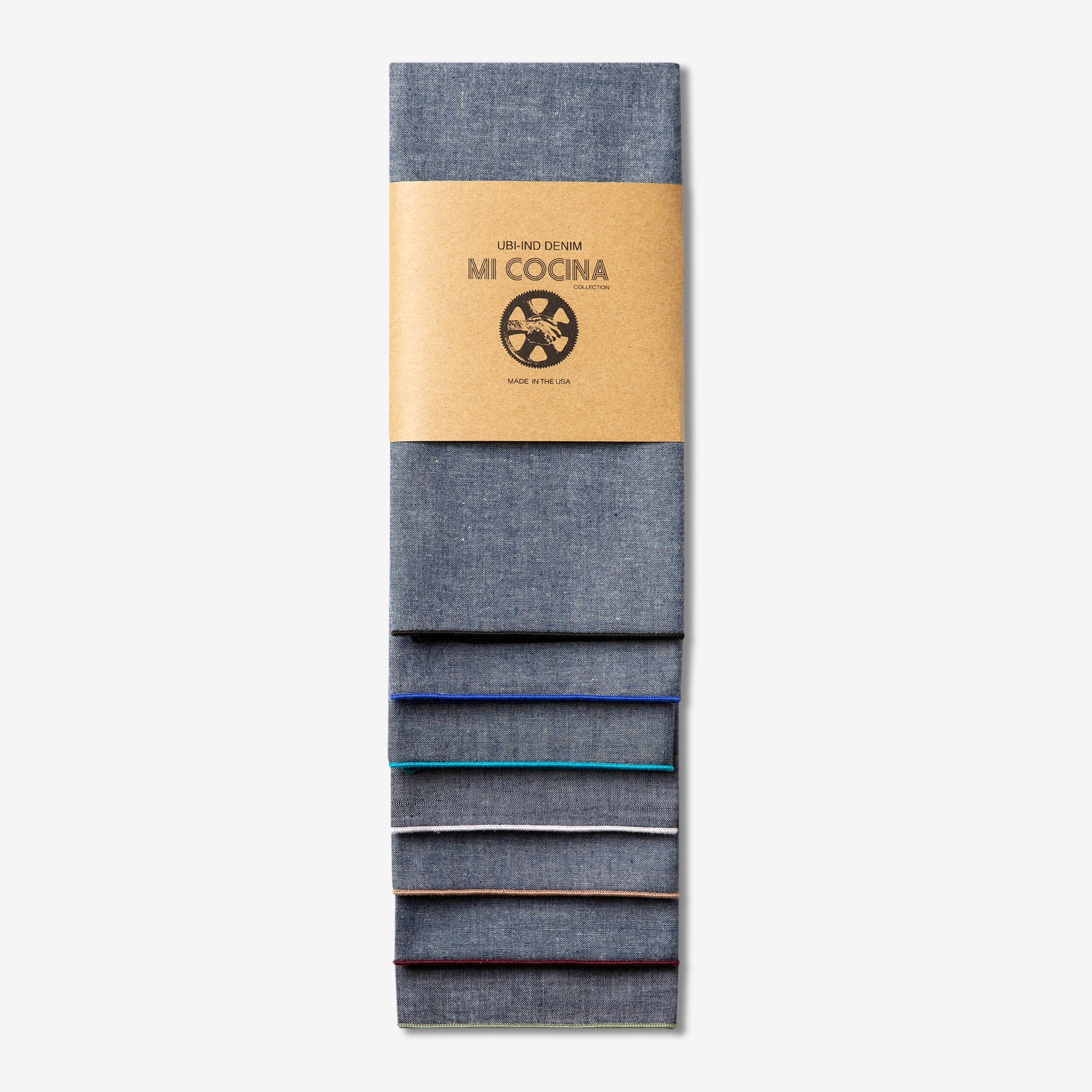CHAMBRAY NAPKIN MERROW EDGE