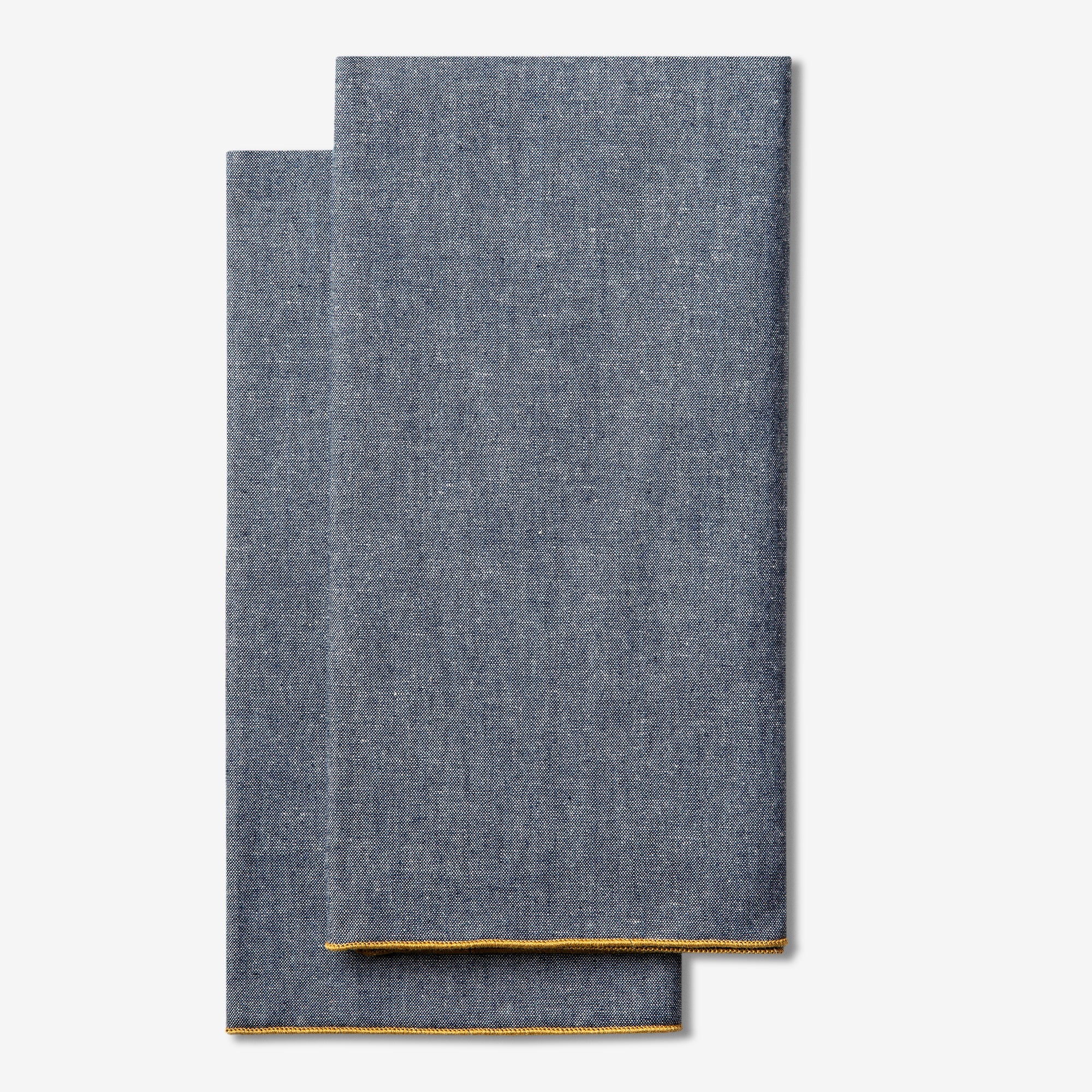 CHAMBRAY NAPKIN MERROW EDGE