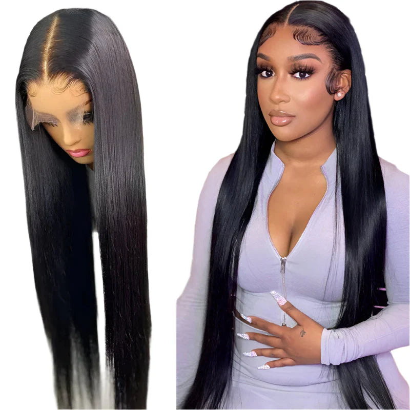 Sweet & Cute Brazilian Straight Bob Wig - Human Hair - Lace Front - Short & Fluffy