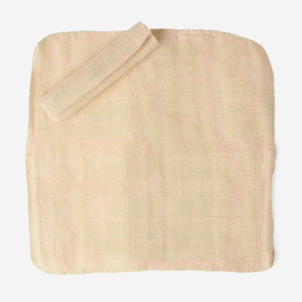 Organic Muslin Face Cloths