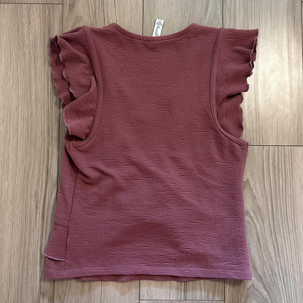 American Rag Juniors Ruffled Top, Large