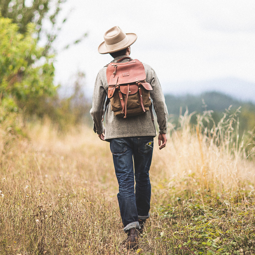 Lennon Canvas & Leather Backpack