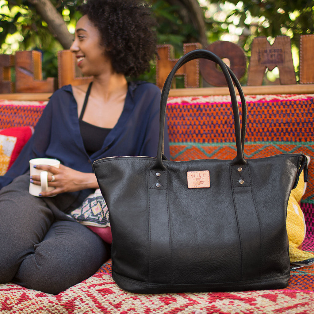 Twenty Four Seven Leather Tote