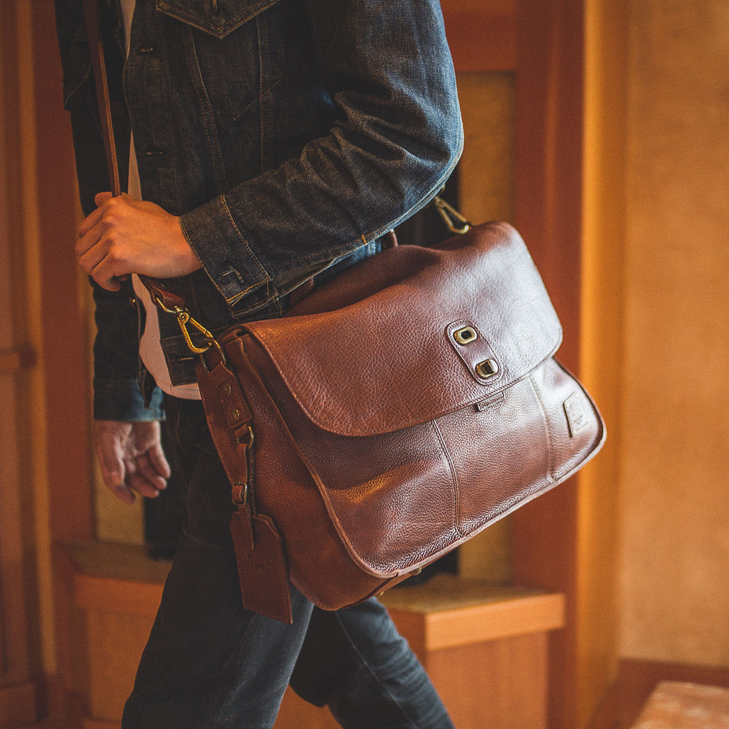 Kent Leather Messenger