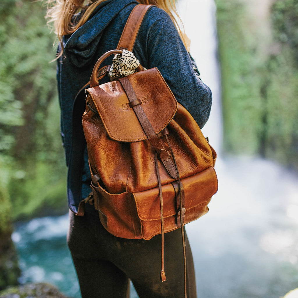 Rainier Leather Backpack