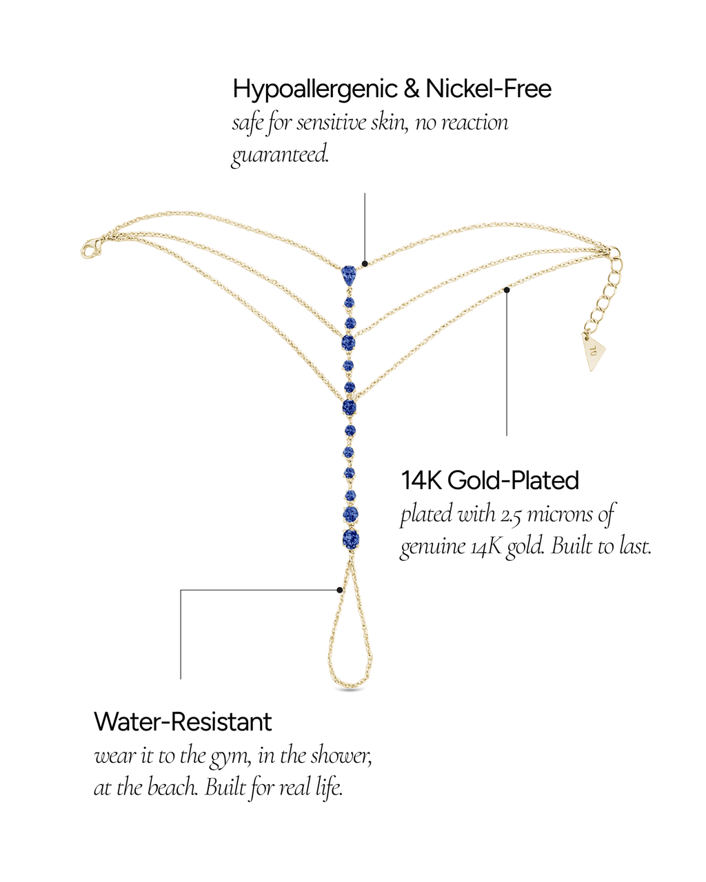 Maëlys CZ Hand Chain