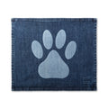 PAW PLACEMAT - LASER PRINTED DENIM
