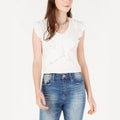 American Rag Juniors Ruffled Top, Large