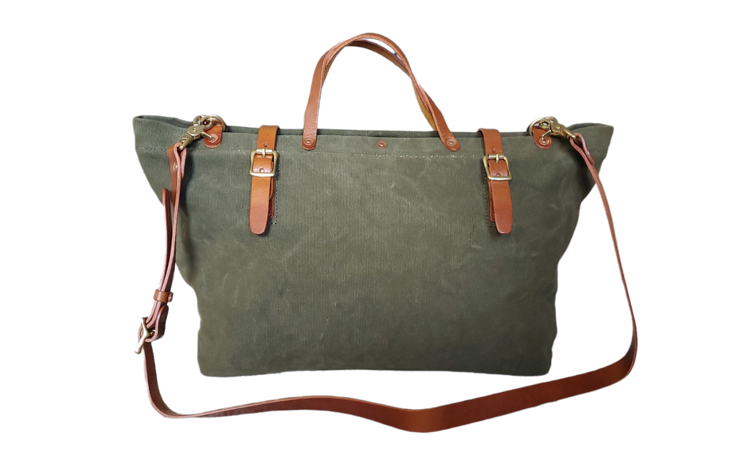 Eleanor Canvas and Leather Tote