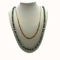 Lonna & Lilly Gold-Tone Two-Row Beaded Long 34in Necklace