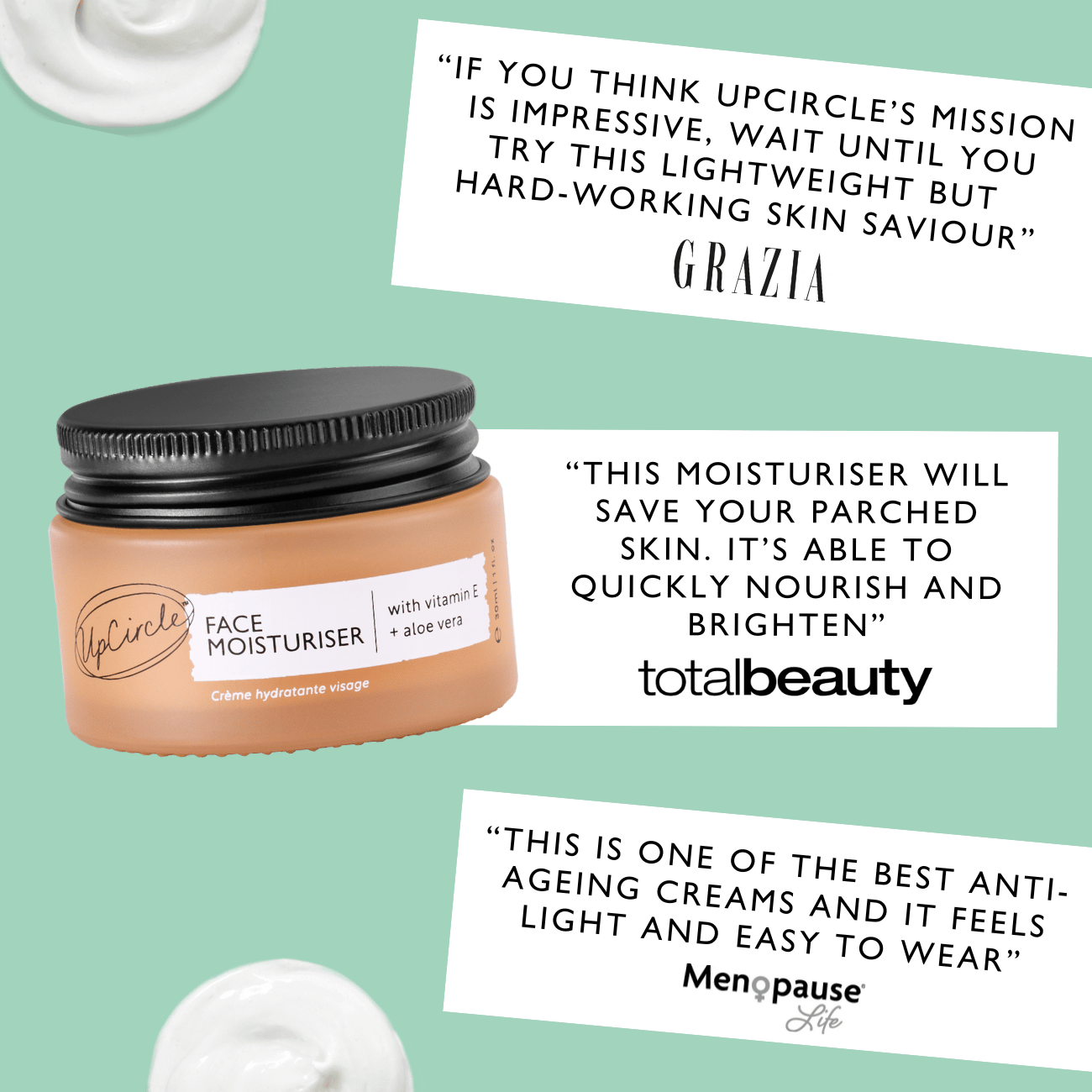 Face Moisturizer with Vitamin E - Travel Size