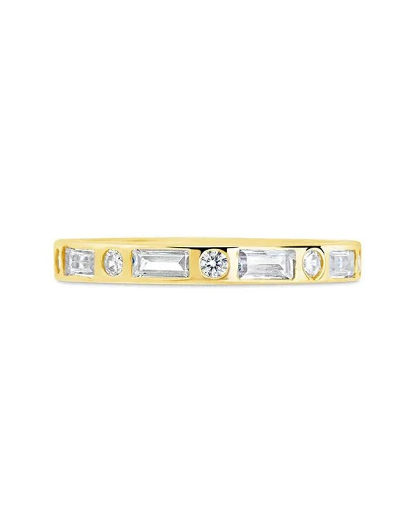 Sterling Silver Ethel CZ Band Ring